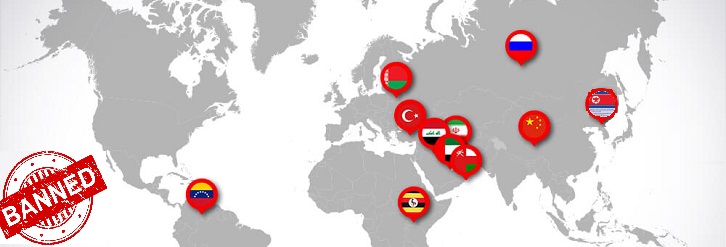 VPN banned countries